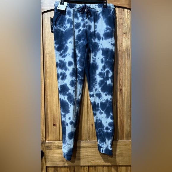 Original Use Blue and Gray Tie-Dye Joggers - Picture 1 of 5